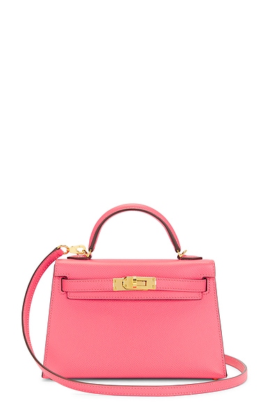 FWRD Renew Hermes Mini Kelly Handbag in Pink