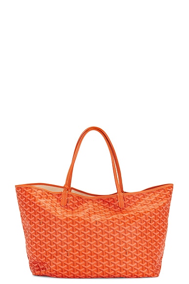 Orange goyard tote top