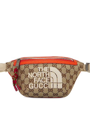 Gucci X North Face Belt Bag in Brown