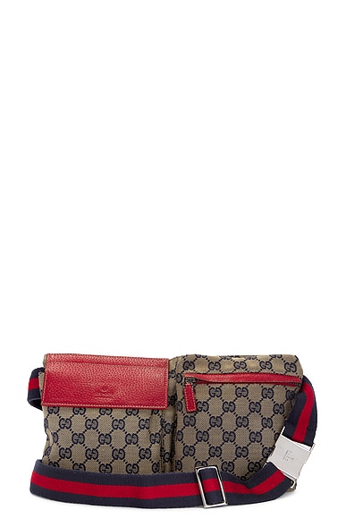 Hender Scheme Leather One Side Belt Bag Small in Black | FWRD