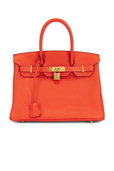 Hermes Taurillon Clemence Birkin 30 Handbag