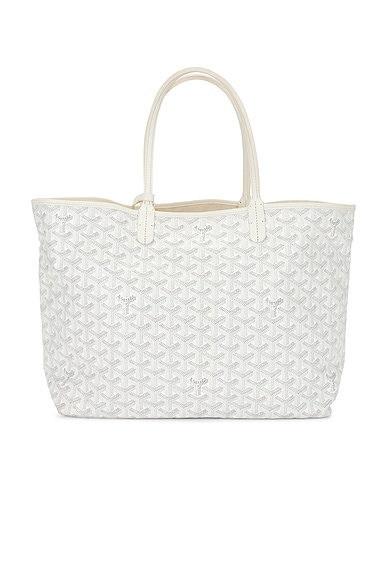 FWRD Renew Goyard Saint Louis PM Tote Bag in White