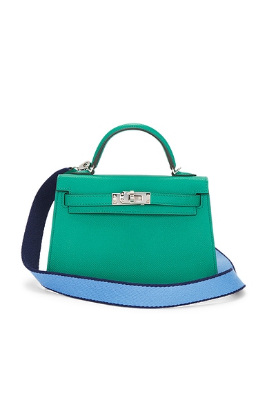 FWRD Renew Hermes Veau Epsom Kelly 20 Handbag in Vert Jade