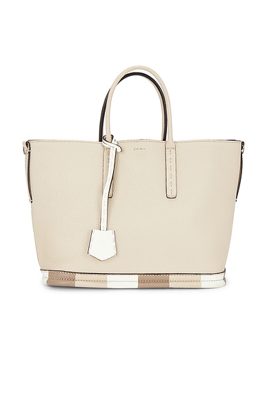 FWRD Renew Fendi Selleria Handbag in White
