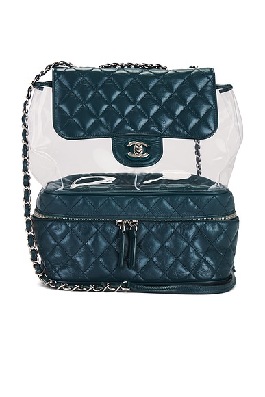 The Row Sporty Backpack in Dark Pine PLD | FWRD The Row Sporty Backpack in Dark Pine PLD | FWRD