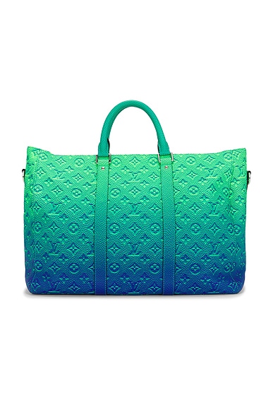 Louis Vuitton Taurillon Illusion Keepall Tote Bag