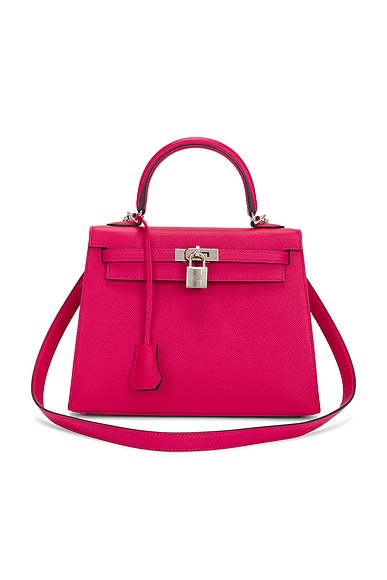 Hermes Epsom Kelly 25 Sellier Handbag