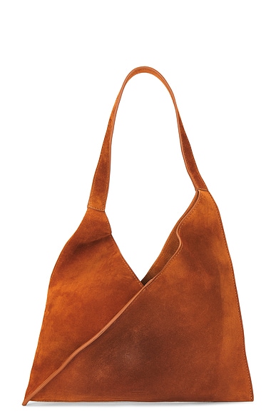 FWRD Renew KHAITE Sara Small Tote Bag in Caramel