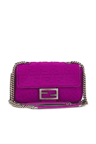 FWRD Renew Fendi Baguette Shoulder Bag in Purple