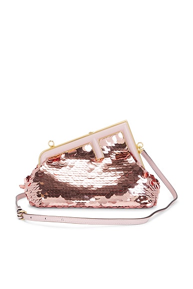 FWRD Renew Fendi First Shoulder Bag in Pink