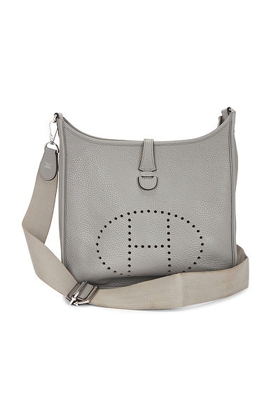 Hermes Taurillon Clemence Evelyne PM Shoulder Bag