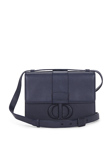 FWRD Renew Dior 30 Montaigne Shoulder Bag in Blue