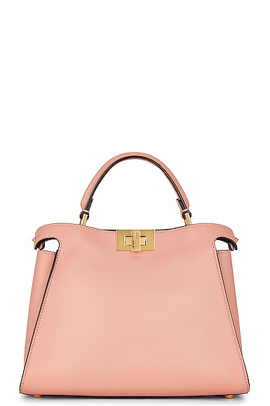 Shop Fendi Peek-a-boo Bag In Pink