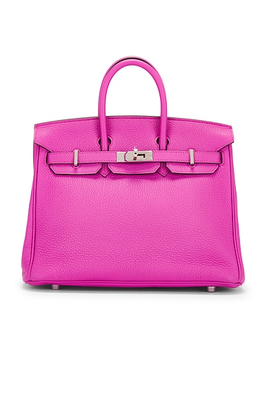 Hermes Taurillon Clemence Birkin 25 Handbag