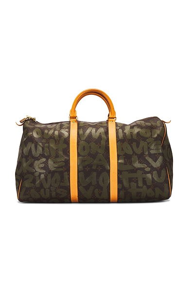Louis Vuitton X Stephen Sprouse Graffiti Keepall 50 Handbag