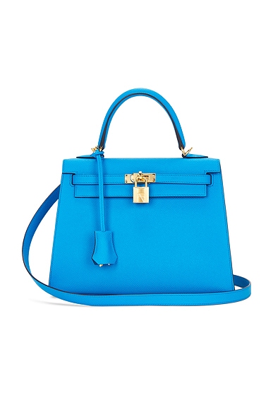 Hermes Epsom Kelly Sellier 25 Handbag