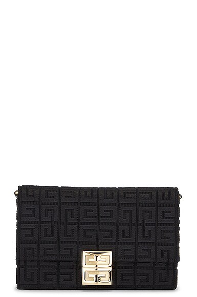 Shop Givenchy Small 4g Chain Bag In Black