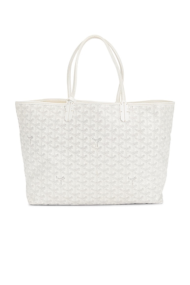 FWRD Renew Goyard Saint Louis PM Tote Bag in White