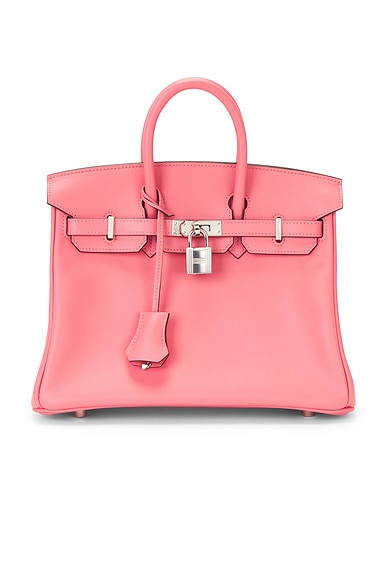 FWRD Renew Hermes Swift Birkin 25 Handbag in Rose Azalee