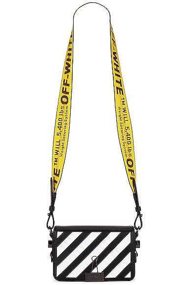 Off white bag hotsell with yellow strap