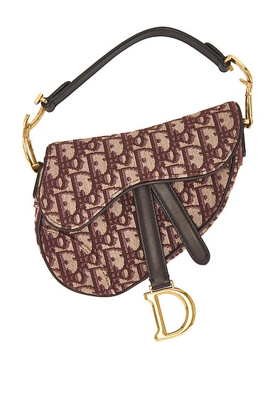 Dior Trotter Oblique Mini Saddle Bag