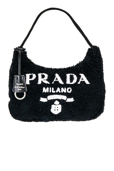 Prada Pile Hobo Bag in Black