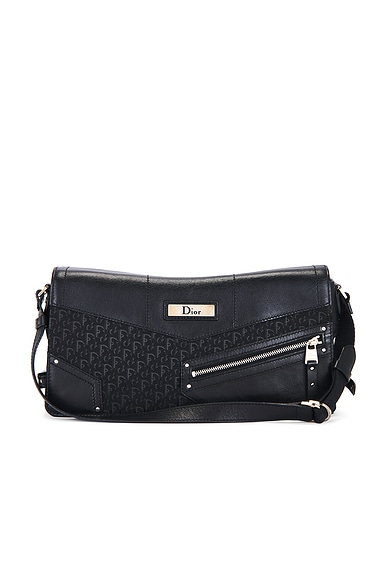 FWRD Renew Dior Chic Shoulder Bag in Black