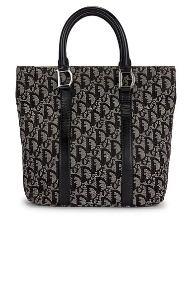 FWRD Renew Dior Trotter Tote Bag in Navy