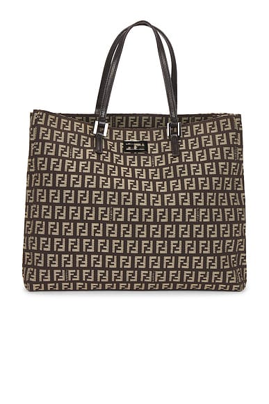 Fendi Zucchino Tote Bag