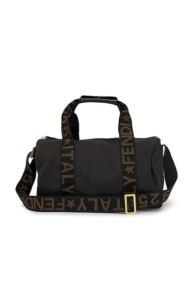 FWRD Renew Fendi Mini Duffle Bag in Black | FWRD