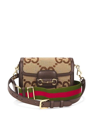 FWRD Renew Gucci Horsebit 1955 Shoulder Bag in Brown