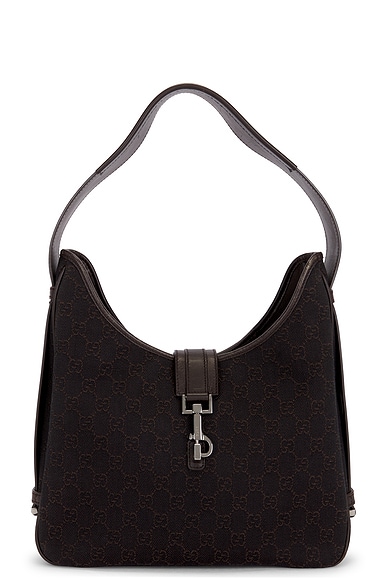 Gucci Hook Closure Hobo Bag