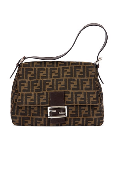 Fendi Zucca Mama Forever Baguette Shoulder Bag