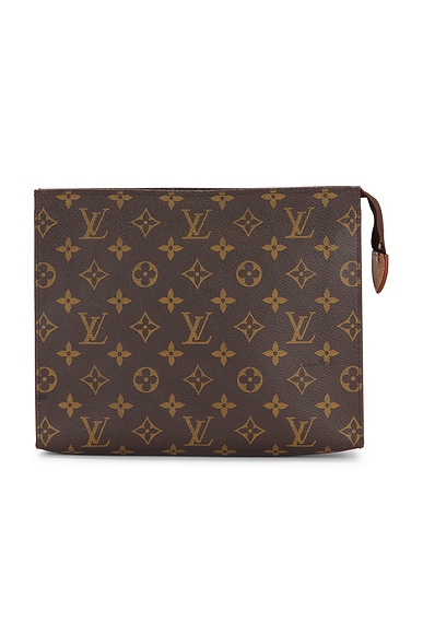 Louis Vuitton Monogram Pochette Toilette 26 Bag in Brown