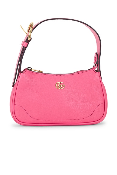 FWRD Renew Gucci Aphrodite Mini Shoulder Bag in Pink