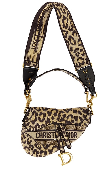 FWRD Renew Dior Saddle Bag in Multi