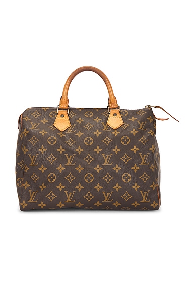 FWRD Renew Louis Vuitton Monogram Speedy 30 Handbag in Brown