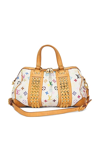 FWRD Renew Louis Vuitton Monogram Courtney MM Handbag in White