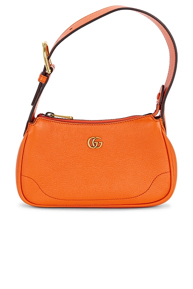 FWRD Renew Gucci Aphrodite Shoulder Bag in Orange