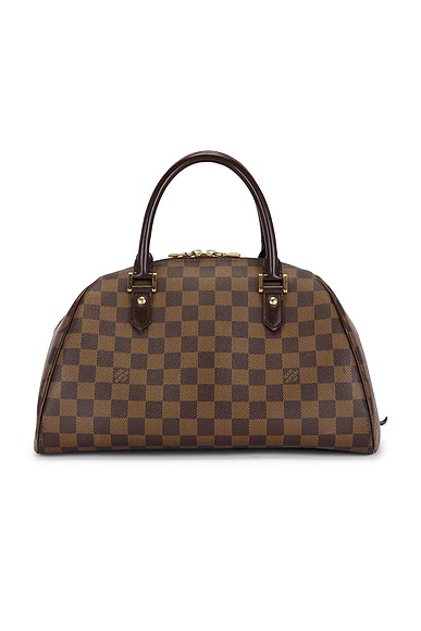 FWRD Renew Louis Vuitton Damier Ebene Ribera MM Handbag in Brown