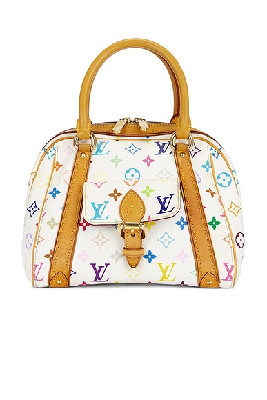 FWRD Renew Louis Vuitton Monogram Priscilla Handbag in White