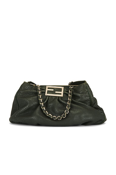 FWRD Renew Fendi Mia Tote Bag in Black
