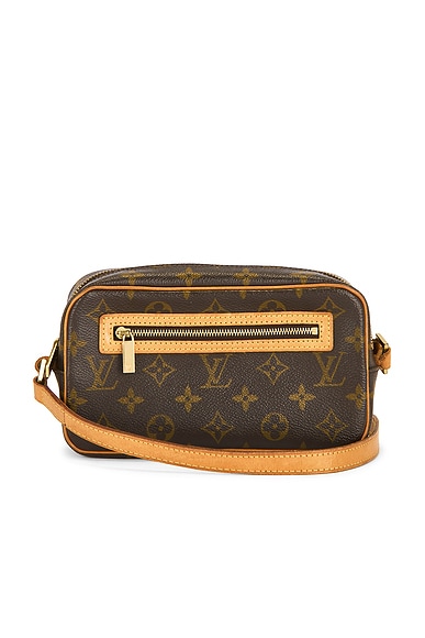 FWRD Renew Louis Vuitton Monogram Pochette Cite Shoulder Bag in Brown