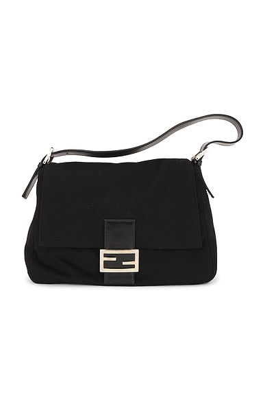 Fendi Zucchino Mama Baguette Shoulder Bag