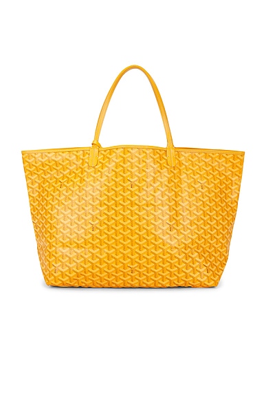 FWRD Renew Goyard Saint Louis GM Tote Bag in Yellow