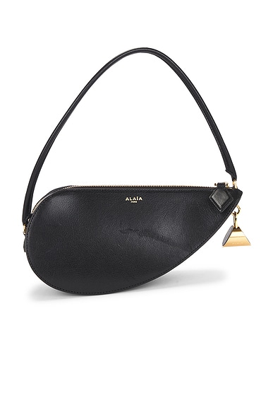FWRD Renew ALA?A Le Demi-Coeur Bag in Noir