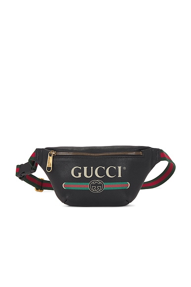 FWRD Renew Gucci Belt Bag in Black