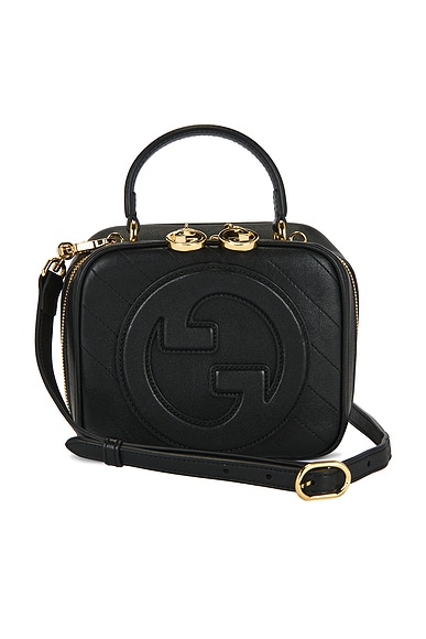 FWRD Renew Gucci Sakai Be Green Blondie Handbag in Black