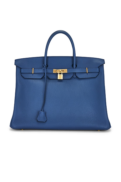 Hermes Togo Birkin 40 Retourne Handbag