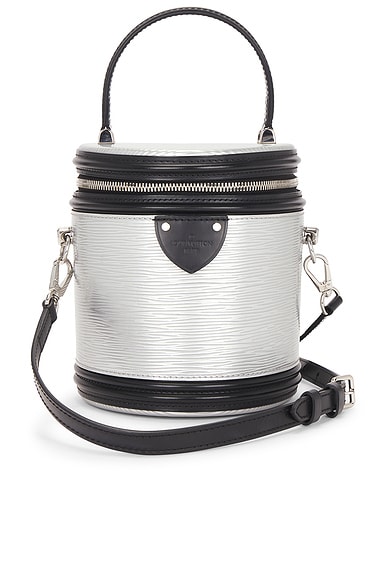 FWRD Renew Louis Vuitton Epi Cannes Handbag in Silver